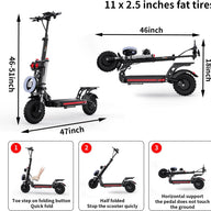 Freego ES11 Pro High-Speed Electric Scooter Dual Motor